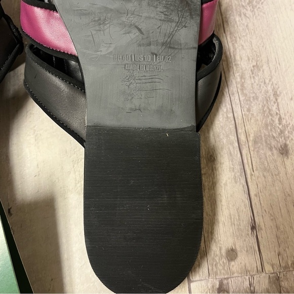 NWB FARM Rio Black Rainbow Beaded Mule Size 10 - Picture 10 of 10